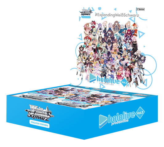 Weiss Schwarz English Booster Pack Hololive Production Vol. 2 REPRINT Box / Case [PO 7/31/24]
