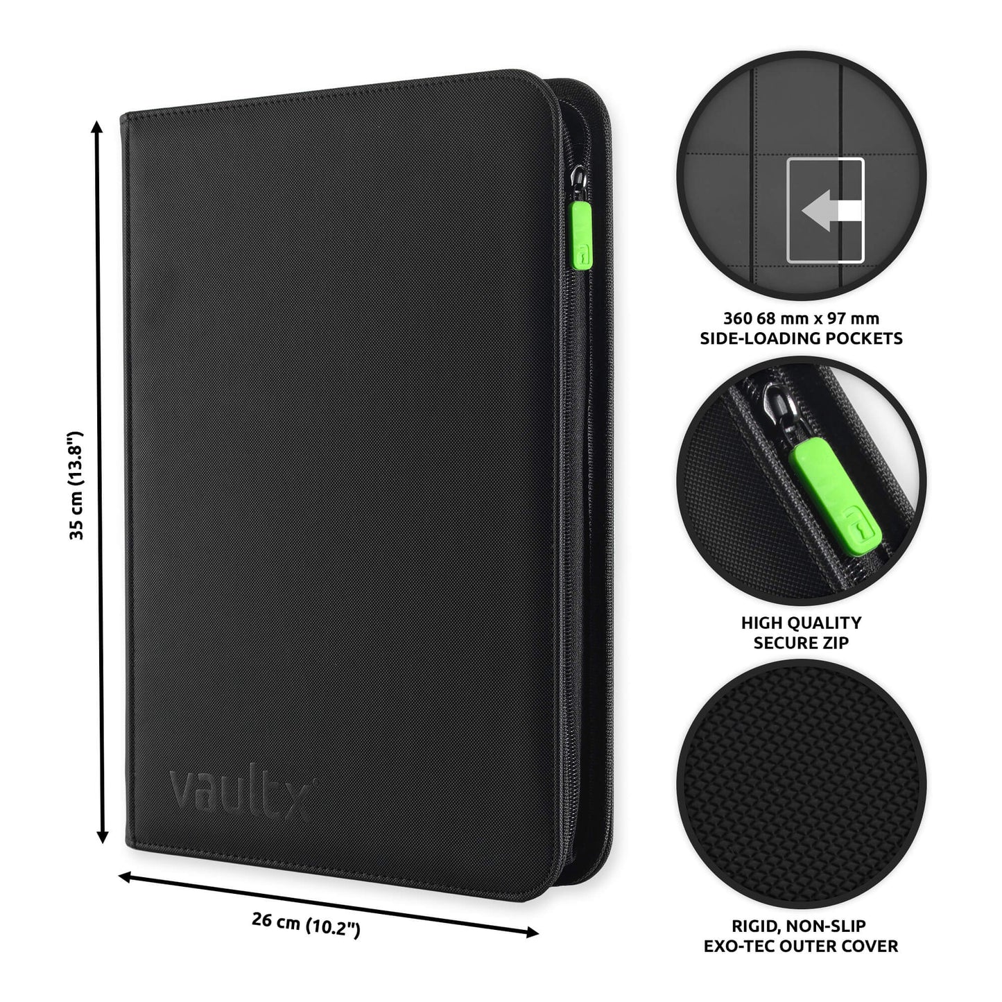 Vault X Premium Exo-Tec Zip Binder