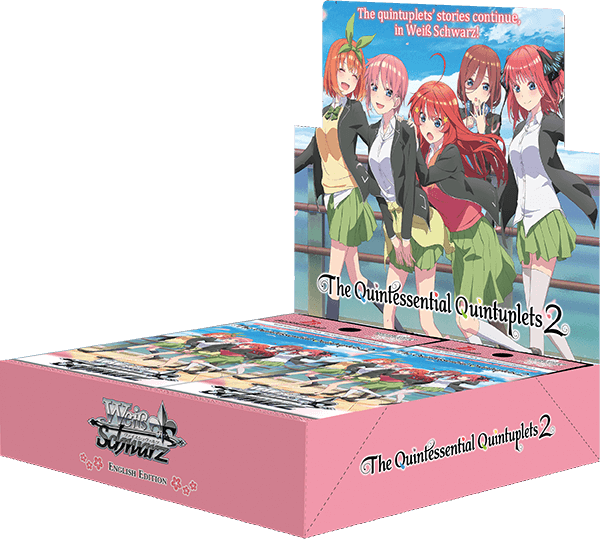 Weiss Schwarz The Quintessential Quintuplets 2 English Booster Box [Pre-Order] - n4ytcg