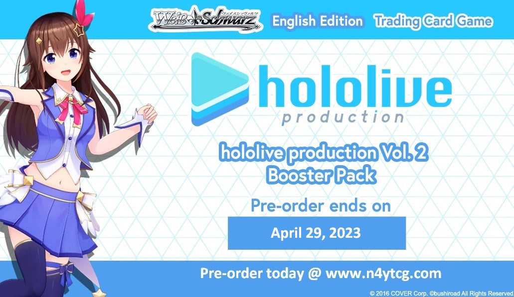 weiss schwarz english hololive production vol 2 booster