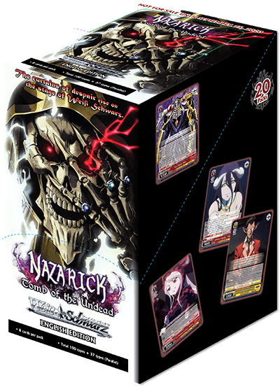 Weiss Schwarz English Overlord / Nazarick: Tomb of the Undead REPRINT Booster Case [16 Box]